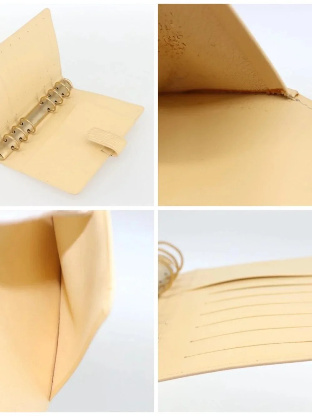 LOUIS VUITTON Epi Agenda MM Day Planner Cover Vanilla R2004A LV Auth 163109
